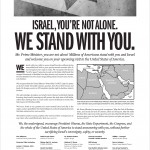 Religious Freedom Coalition pro-Israel ad in Wall Street Journal