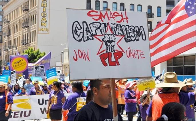 SEIU and communist's May Day parade