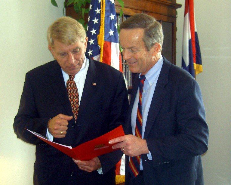 William J Murray and Congressman Todd Akin discuss pending legislation