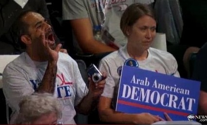 Arab American delegates boo God