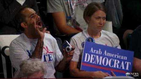 Muslim boo God at Democrat convention