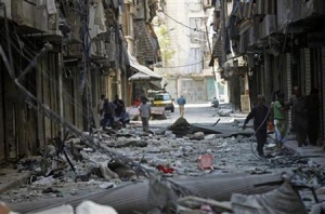 Syria's city of Aleppo is a shambles, thanks to Islamic terrorists who are systematically killing Christians.