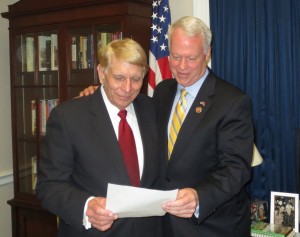 William Murray and Congressman Paul Broun discuss pending legislation (2014)