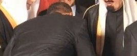 President Obama bows before the tyrant monster who rules Saudi Arabia