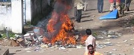 Over 30 Christians were hospitalised following an attack by Hindu extremists, who beat a group of worshippers with iron rods