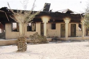 Yet another school burnt out by the Boko Haram