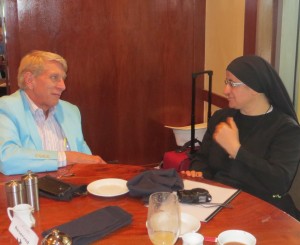William Murray meets with Sister Hatune Dogan, an Orthodox nun, who has exposed the atrocities of the McCain/Obama supported “rebels” in Syria