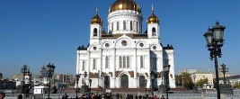 Cathedral of Christ the Savior in Moscow, Russia