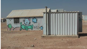 A Syrian refugee camp in Jordan. 