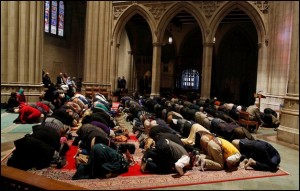 An Islamic prayer service in the National Cathedral indicates that total lack of obedience to Jesus Christ in this alleged church which is now more more than a general for rent auditorium.