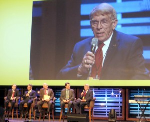 William J. Murray speaking on a panel at The Awakening in 2016
