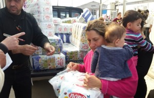 Diaper for Refugees distribution in Iraq