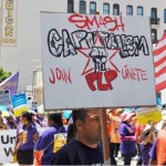 SEIU communist May Day parade