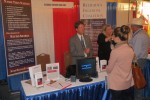 Scott Cooper led our volunteers at the booth. Visitors were given complete information on our various projects.