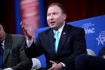 J.D. Gordon speaking at the 2015 Conservative Political Action Conference (CPAC) in National Harbor, Maryland.