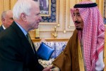 John McCain all smiles for the despotic monsters who rule Saudi Arabia