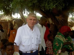 The author, William J. Murray, in Darfur during war waged by the Sudan (2006)