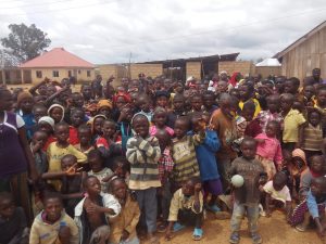 Orphaned children who participated in the Christmas for Refugees event in Nigeria