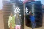These are the new water tanks that will sit on top of the new water towers which have not yet been delivered. This is not a small project.